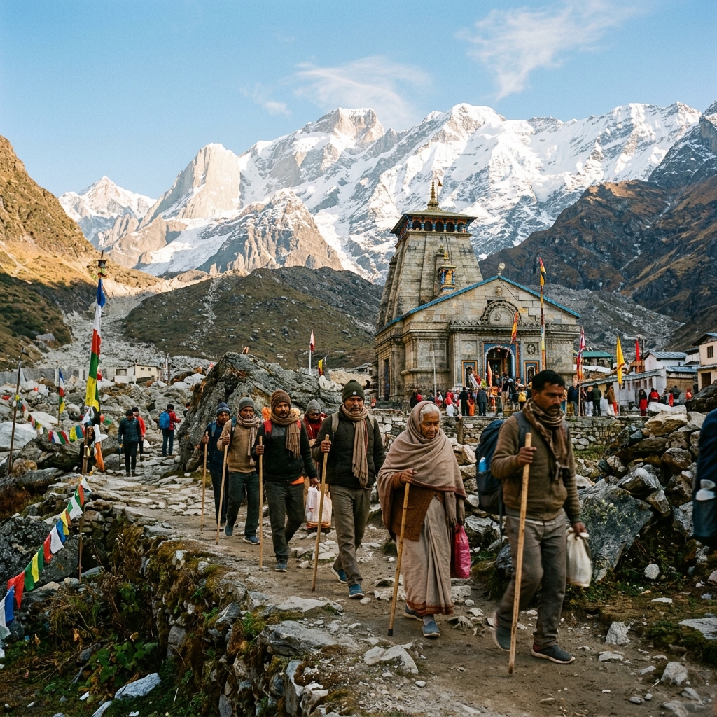 Breeti.in pilgrims on Char Dham Yatra